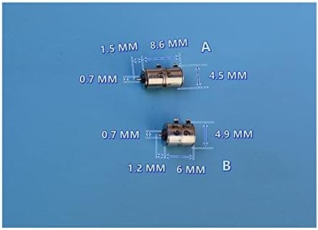 Опрема за мерење на мерење BGNERY Ултра-Мини 2-фаза 4-жица DIA 4.5mm 4,9м прецизен микро степер мотор за DIY научен печатач проект