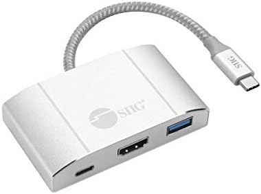 SIIG USB-C Центар СО 4K 30HZ HDMI, 85w Лаптоп Полнење, И 3X USB 3.1 Генерал 1 Тип На Порти-5-во-1 Видео Адаптер Докинг Станица-За