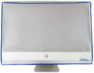 Свилен мазен антистатички антистатички винил IMAC монитор на прашина за прашина за 24 iMac 24W x20H x3/8 d