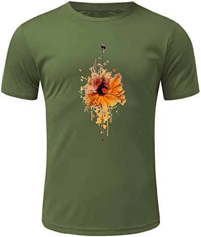 XXVR маички со кратки ракави за мажи, 2022 Нова летна графичка печатена екипаж маица обична лабава модна обична мачка врвови