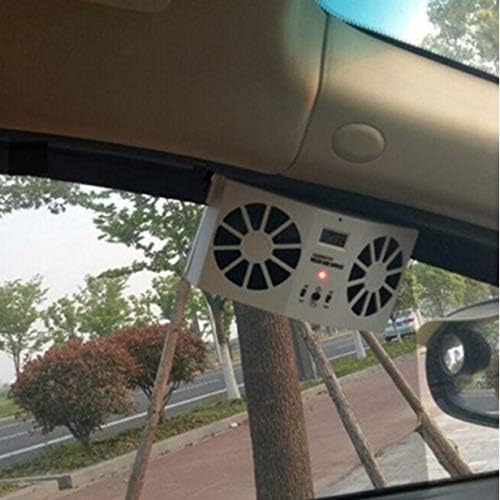 CCBUY автомобил соларен издувен вентилатор соларен автомобил издувен вентилатор автомобил соларна ладење Артефакт издувен топлински издувен вентилатор издржлив