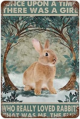 Зајак еднаш на време вертикална плакета постер за зајаци плакета метална печатена лименка знак смешен зајак плакета постери за зајаци за зајаци, кој навистина сак?