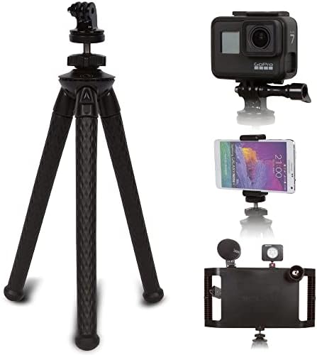 Иограф Флексибилен мини статив- iPhone Tripod- Лесен статив- Волшебување Трипод- Лесен и флексибилен мини статив- статив за мобилни