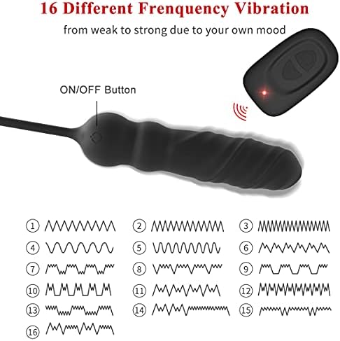 Анален вибратор на масивни простата со 10 режими на вибрации стимулатор за далечински управувач со петел Анален приклучок Анален секс играчки