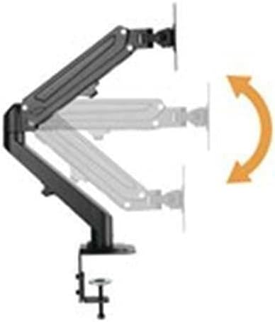 Malyitroly Dual Arm TV Monitor Monitor Mount Mount Bracket Артикулирање на вртливата пролетна монитор монитор за монтирање на компјутерски