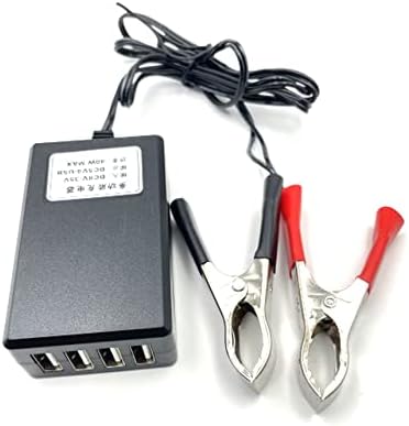 SAUTOP 1PCS 4 USB Port DC Конвертор Конвертирајте 12V 24 V во 5V адаптер за напојување со полнач за батерии со итна USB моќност