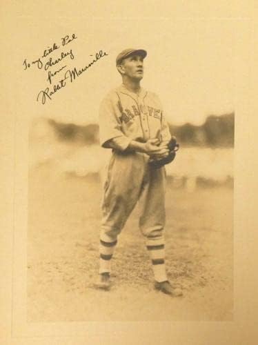 Супер редок зајак Маранвил потпиша Georgeорџ Бурк Оригинален 11x14 Фото w/JSA LOA - Автограмирани фотографии од MLB