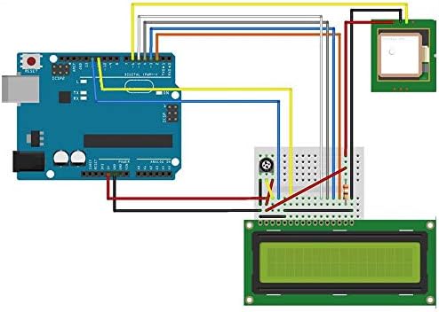 Diymall VK16E G28U7FTTL GMOUSE GPS модул Керамички антена TTL Ниво 9600 БАУД стапка за навигација за следење на возилото