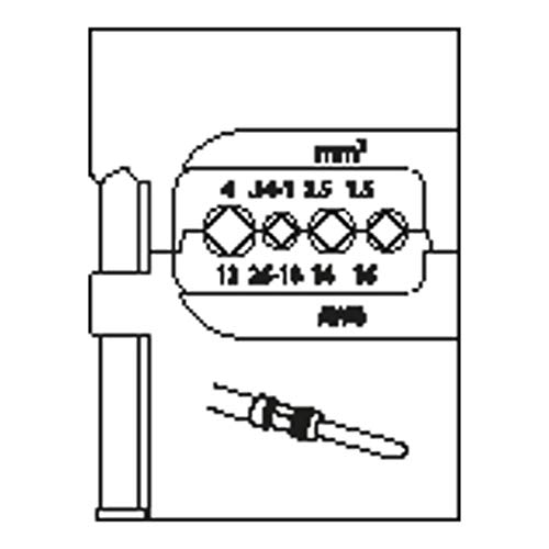 GeDore 8140-14 модул Вметнете за Coax кабли RG 58/59/62/71