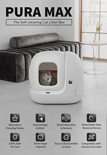 Tjlss 7L Капацитет Интелигентни Миленичиња Мачки Кутија За Отпадоци Автоматско Самочистење Тоалет За Мачки Wifi Голем Маче Тоалет Обука