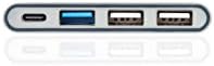 USB C ЦЕНТАР 4 Во 1 ТИП C, USB 3.0, USB 2.0, За MacBook Pro/Воздух/Површина, iPad Pro, Chromebook, Површина Книга/Оди, DELL XPS 13/15,