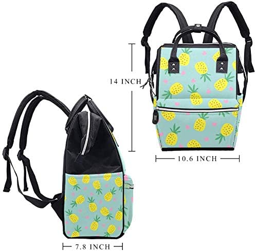 Симпатична шема на ананас Променливите торби организатор Небични торби за нега на бебиња