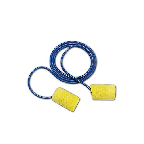 E-A-R за 3M 10080529110012 3M уво 311-1101 Класичен редовен кабел за еднократна употреба пена уши, сина боја, една големина одговара на сите