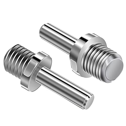 Ydrown 2PCS Arbor Adapter 3/8 до 5/8-11 Round Diamond Core Arbor Arbor Adapter за јадрото за вежбање и подлогата за поддржувач