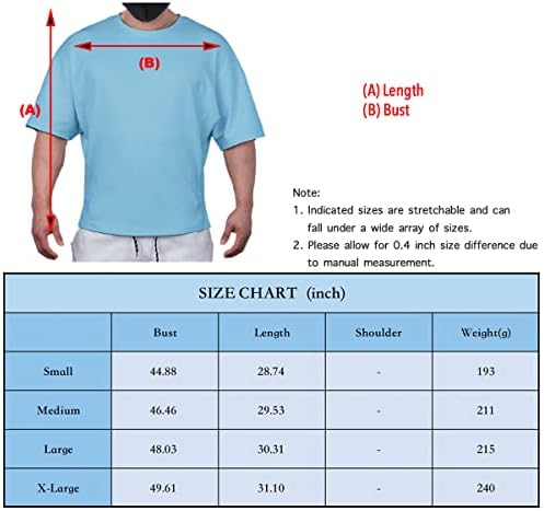 Кошули со памучни кошули со магистрани со преголеми кошули за атлетски тренинзи кратки ракави за мажи t65
