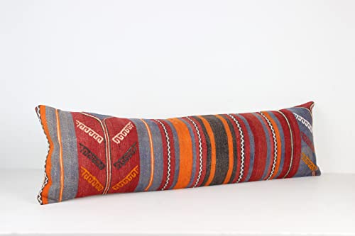 Анадолија килим перница покритие 14х48 инчен постелнина перница фрли перница уникатен рачно изработени ориентални перница покритие