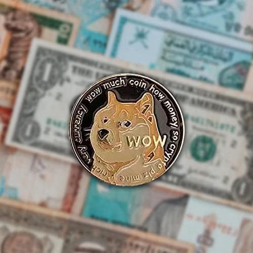 Креативни Кучешки Сувенири Позлатени Монети Одличен Физички Подарок Кој може Да Се Собере Злато Куче Уметност