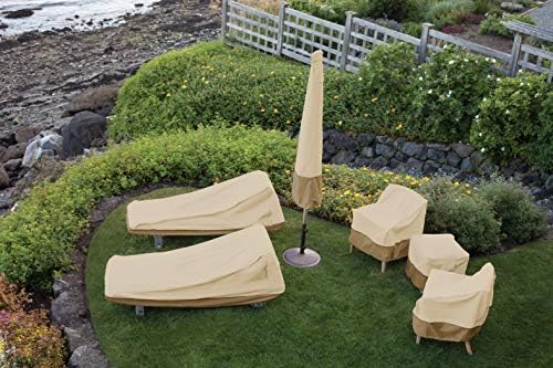 Класични додатоци веранда отпорна на вода од 88 инчи длабоко седечки патокански тросед/coverубов, покритие за мебел за внатрешен двор, корици на мебел за внатрешен дво