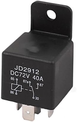 АЕКСИТ 2 ПЕКС ПЕРСИСКИ ДЕЛОВИ И Додатоци JD2912 72V DC 40A 5 PIN SPDT Power Electromagnetice Relays Relay Black