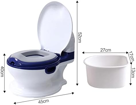 Bzmrsde Potty Training тоалет за тоалети за обука на тоалети за обука на ситни работи за деца 8 месеци-5 години лесен за празнење