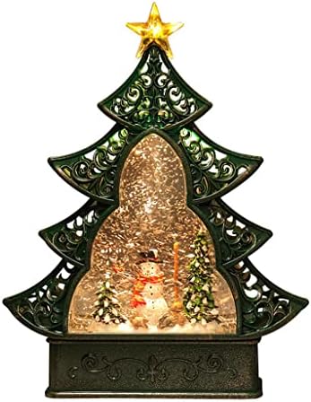 Hmggdd Божиќна снегулка Кристал топка Музичка кутија Роденденски подарок за девојки музичка кутија сон креативно дрво бура фенер декорација