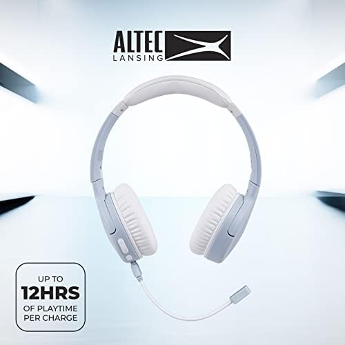 Altec Lansing Нанофони ANC Bluetooth Безжични Активни Слушалки За Поништување Бучава На Слушалки За Уши 12 Часовно Траење На Батеријата,