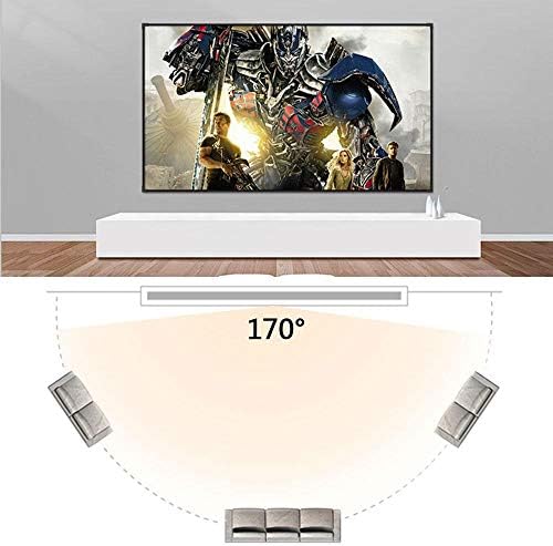 Llamn Projector Screen Protable Pantalla Proyector 60 100 120 инчи 16: 9, филмски екран за домашно кино театар