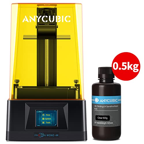 Anycubic Photon Mono 4K смола 3D печатач + AnyCubic 3D смола за печатач Clear 500g