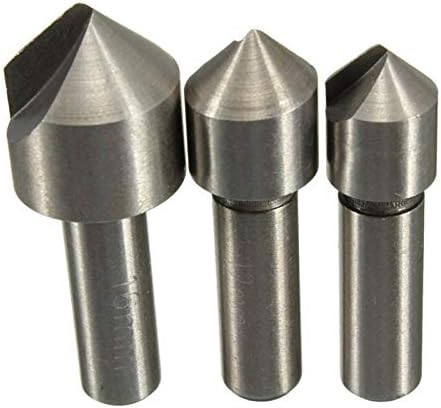 XMEIFEI ДЕЛОВИ вежба бит Постави Со Голема Брзина Челик Countersink 3pcs/Сет Вежба Малку Во Собата За Челик SND Хард Метали 10mm 12mm 16mm Долги