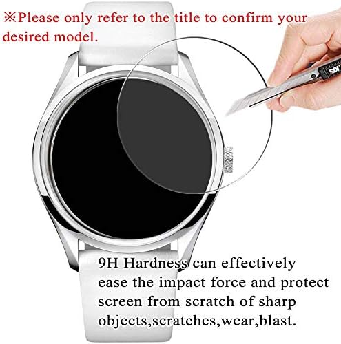 Synvy [3 пакет] Заштитник на калено стакло, компатибилен со Casio Smart Outdoor Watch Pro WSD-F30SC 9H филм SmartWatch Smart Watch