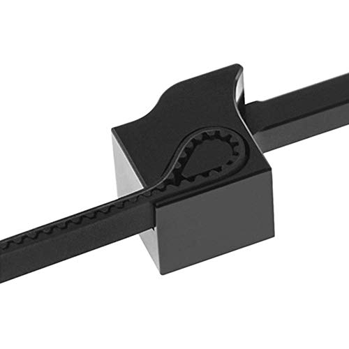 Зебероксиз Биг V тркало со плоча и 6мм тока на ременот за 2020V-слот-алуминиумски профил 3Д додатоци за печатачи Делови поставени за ЦПУ Косел црно тркало