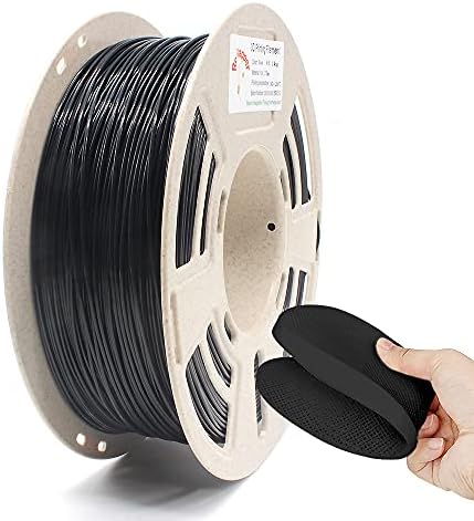 Reprapper Black 95A Shore Hardend TPU Performance Performance Flexible & Soft Filament за 3D печатач 1,75 mm Димензионална точност 2.2LB