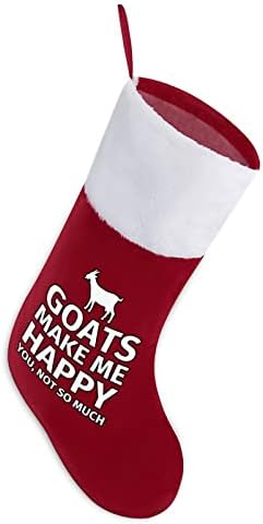 Кози ме прават среќна Божиќна порибување Божиќни чорапи торбичка куќа семејство Божиќ декор