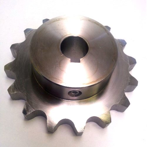 AMETRIC® 32B14 ISO 06B-1 SPROCKET 14 заби 47 mm O.D. , 31 mm Hub Dia, 25 mm вкупна ширина, 014 заби, челик 17 mm H8 Bore, 5x2.3 Keyway