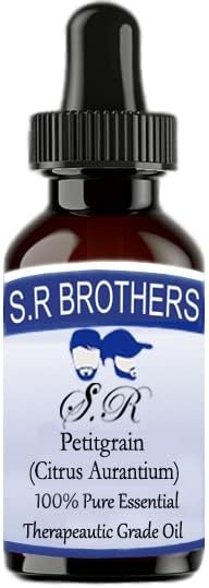 S.R браќа Petitgrain чисто и природно есенцијално масло од одделение со капнување 100мл