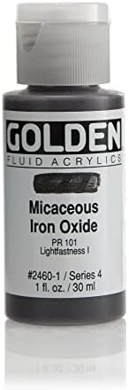 Златна течност акрилна боја 1 унца-иридесен микозно железо