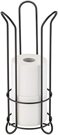 Идизајн Класико Држач За Метална Тоалетна Хартија-Држи 3 Ролни Тоалетна Хартија, 6,75 х 17, Сребро