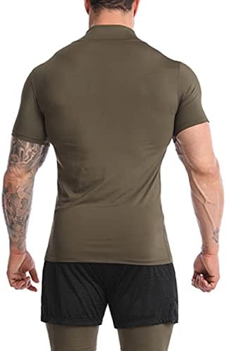 Машки суво вклопување во атлетски тренинзи, кои трчаат кошули со кратки ракави за вежбање маички за теретани врвови на хипстер атлетски