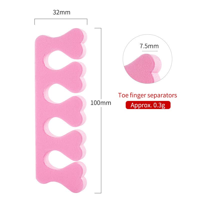 5 Пара Сепаратори За Прсти За лак, Носилки За Педикир, Сепаратор За Педикир, Повеќекратна Употреба