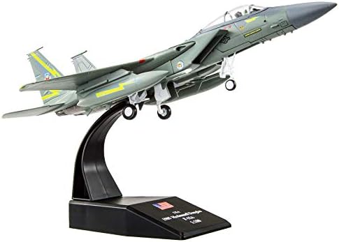 Ханганг 1/100 скала F-15 Fighter Fighter Attack Attack Attle Diecast Воени модели Метални модели на авиони за собирање или подарок