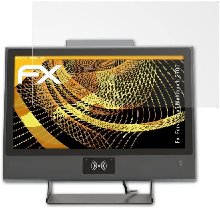 Заштитник на екранот Atfolix компатибилен со Forsis Profi Multitouch 2700 филм за заштита на екранот, анти-рефлективен и шок-апсорбирачки