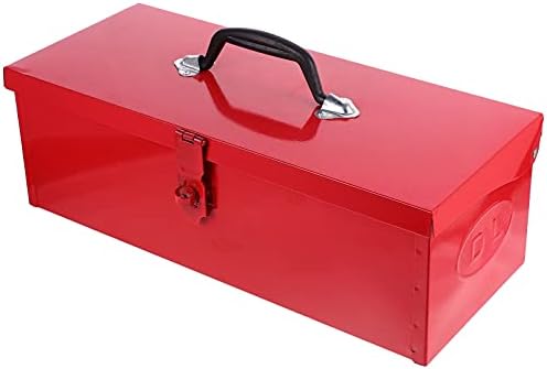 Кутија за складирање холибана преносна челична алатка кутија со метални алатки за чување алатки за алатка за организација кутија