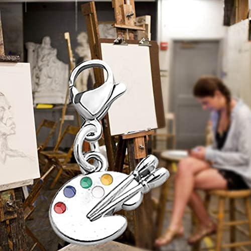 Chooro artубител на уметноста уметник палета клип-он шарм палета за бои патент Повлечете подарок за наставник по уметност/студент/уметник/сликар/сликар