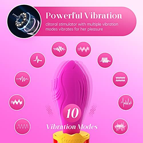 Вибратор за жена тивок куршум вибратор за возрасни секс играчки, 10 режими на вибрации клиторикална брадавица вагината стимулатор,