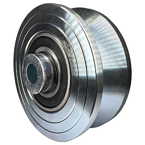 Снабдување со SIDCO 3,5 инчи V-groove порта на тркала цврста челична лизгачка порта ролери метална порта тркала превртена V форма за слајдови