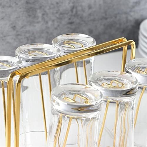Јах кујна златна чаша решетката за сушење стојат железо чаша држач за држач за кафе за чаши за кригла за countertop складирање