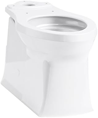 КОЛЕР 4144-0 Корбел Удобност Висина издолжена тоалетна чинија со здолниште трапвеј, 1, Бела