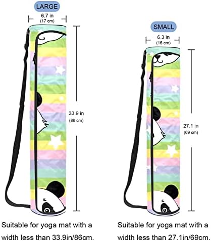 Виножито Панда Јога Мат носач торба со лента за рамо од јога мат торба торба за торба за плажа торба за плажа