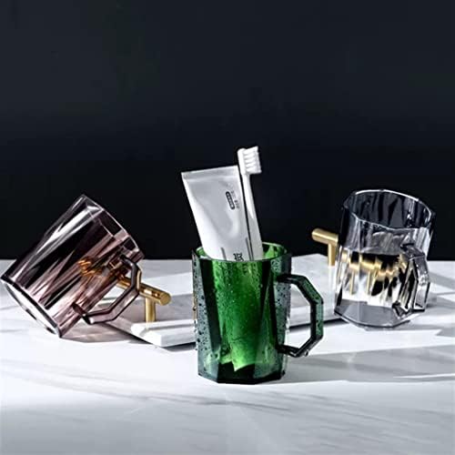Slynsw 3 парчиња чаша за миење на устата за домаќинства, нордиска двојка миење чаша за заби четка за заби за четкичка за заби цилиндрична чаша за цилиндри