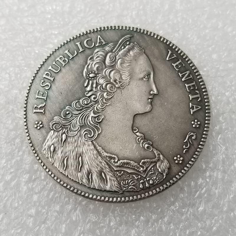 Антички Занаети 1769 Италијански Сребрен Сребрен Долар Сребрени Кружни Странски Монети Античка Колекција 93